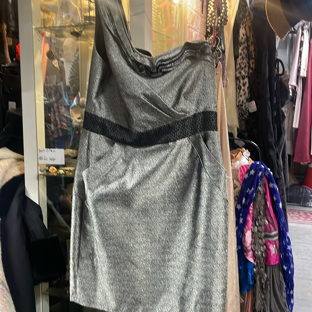 Max and Cleo silver/black dress 12